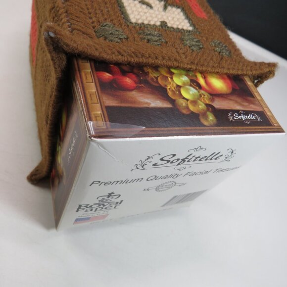 Vintage Radio Tissue Box Cover Plastic Canvas 7.5" tall Dad, Grandpa - Picture 9 of 10